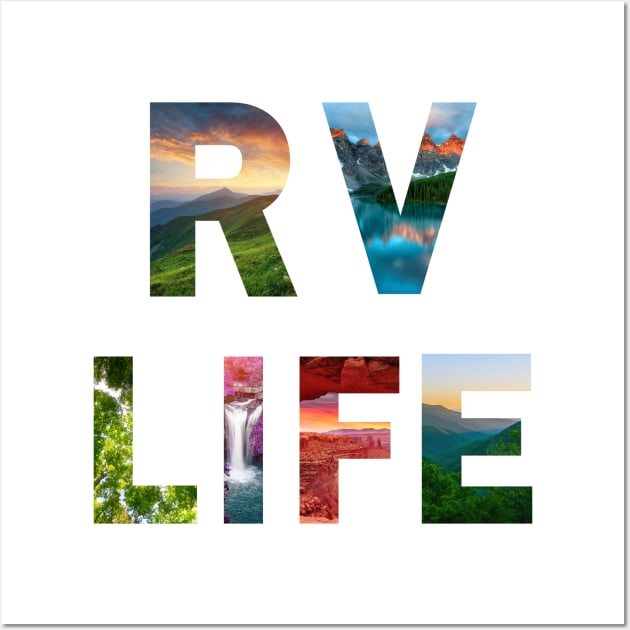 RV Life Camping Adventure Images Wall Art by Diesel Pusher Designs 